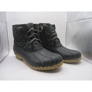 NAUTICA Women's Dorsay Quilted Snow / Duck Boots Size 9